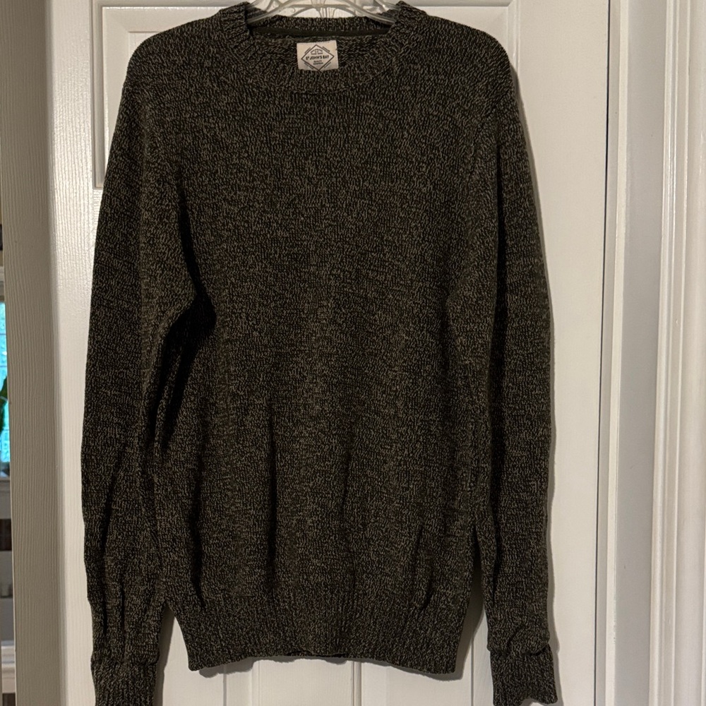 St. John's Bay Men's Dark Brown Crewneck Sweater